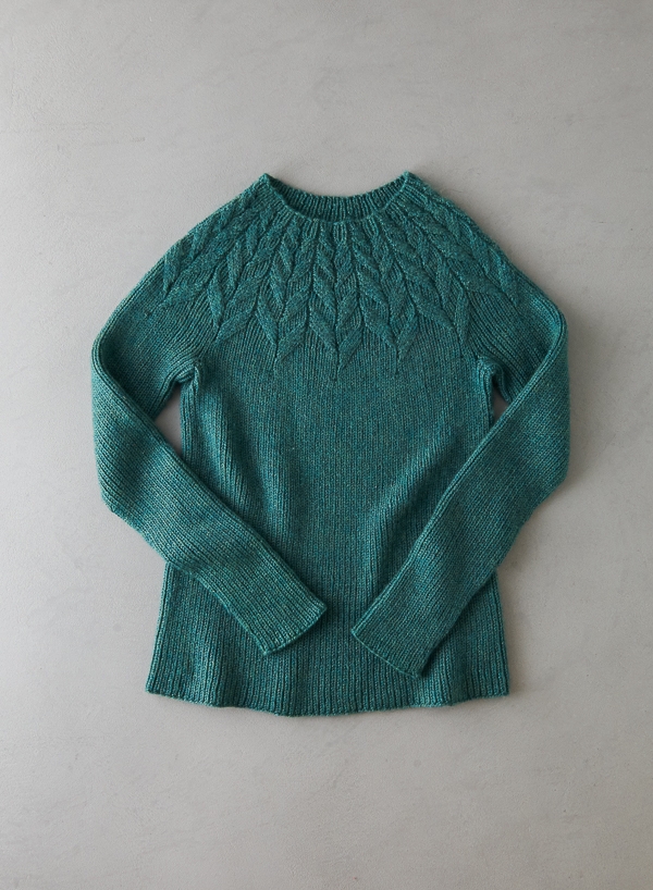 Ainur Berkimbayeva For Purl Soho: Laurel Leaf Pullover | Purl Soho