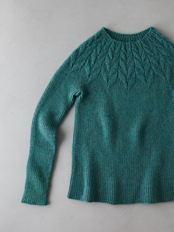 Ainur Berkimbayeva For Purl Soho: Laurel Leaf Pullover | Purl Soho