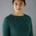 Ainur Berkimbayeva For Purl Soho: Laurel Leaf Pullover