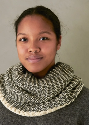 Two-Color Mistake Rib Cowl | Purl Soho