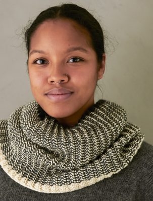 Two-Color Mistake Rib Cowl | Purl Soho