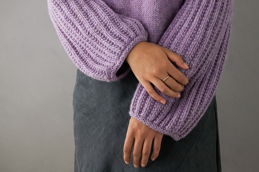 Norah Gaughan For Purl Soho: Wherefore Art Thou Pullover | Purl Soho