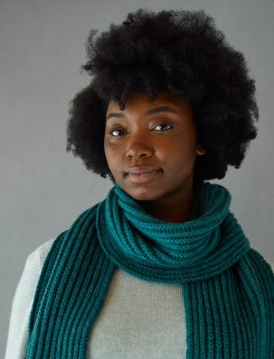 Brioche Scarf In Worsted Twist | Purl Soho