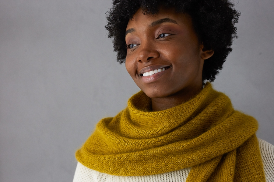 Elementary Wrap In Brume | Purl Soho