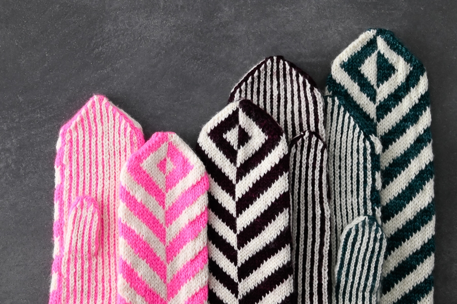 Ainur Berkimbayeva For Purl Soho: Herringbone Mittens | Purl Soho