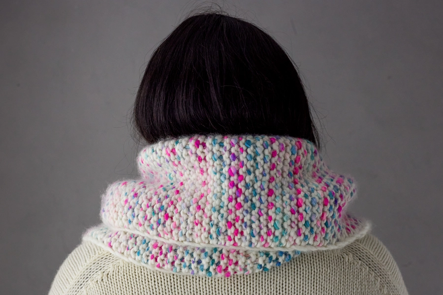 Brindle Scarf In Lovebird + Super Soft Merino | Purl Soho