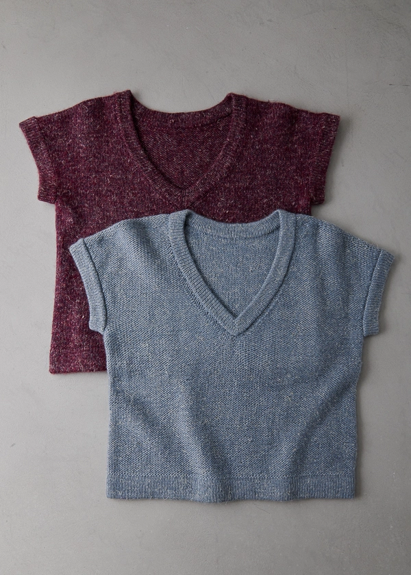 Nataliya Sinelshchikova For Purl Soho: Hemmed V-Neck Pullover