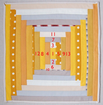 Mini Quilt of the Month, January: Courthouse Steps | Purl Soho