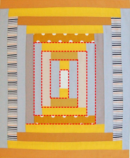 Mini Quilt of the Month, January: Courthouse Steps | Purl Soho