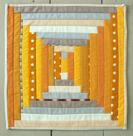 Mini Quilt of the Month, January: Courthouse Steps | Purl Soho