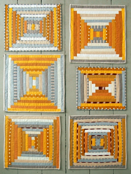 Mini Quilt of the Month, January: Courthouse Steps | Purl Soho