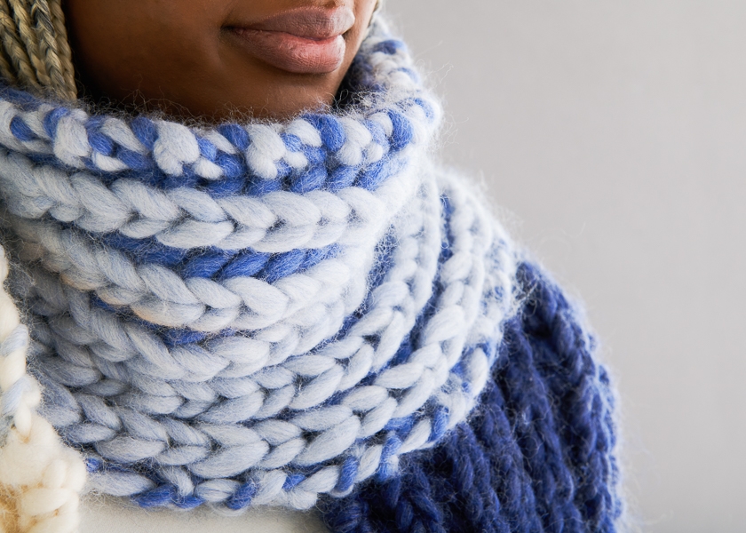 Brioche Gradient Scarf | Purl Soho