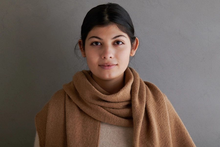 Elementary Wrap In Simply Camel | Purl Soho