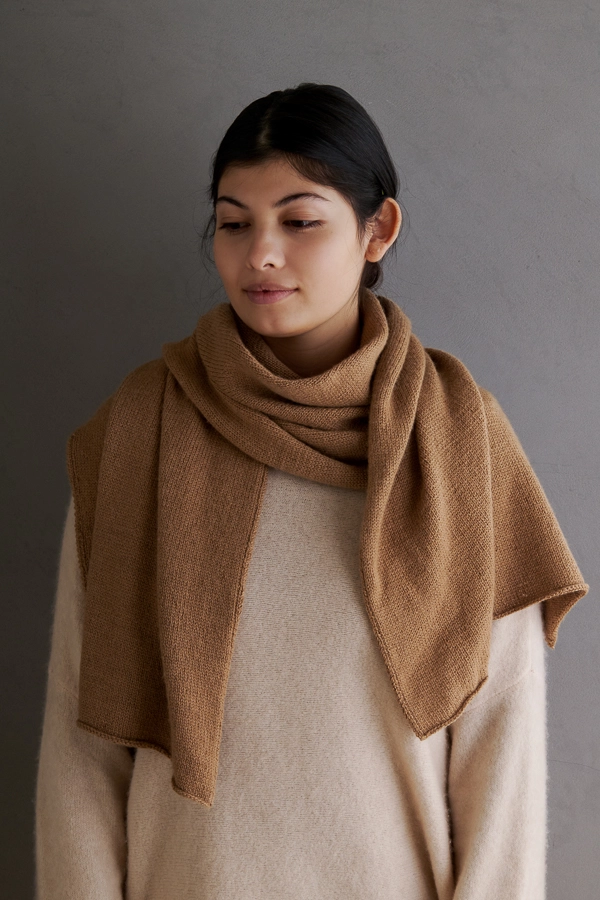 Elementary Wrap In Simply Camel | Purl Soho