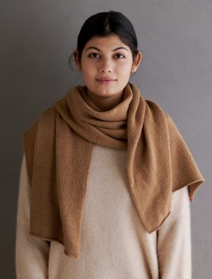 Elementary Wrap In Simply Camel | Purl Soho