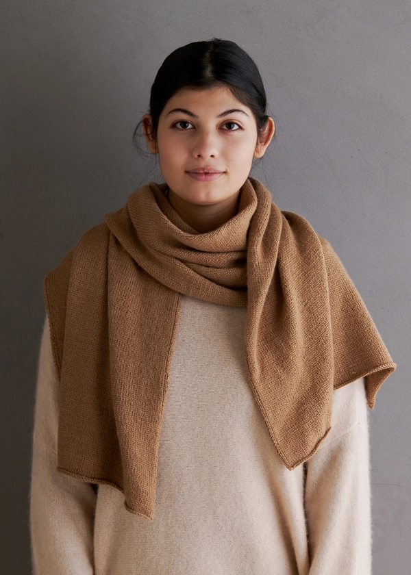 Elementary Wrap In Simply Camel | Purl Soho