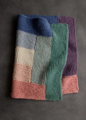 Log Cabin Spectrum Blanket | Purl Soho