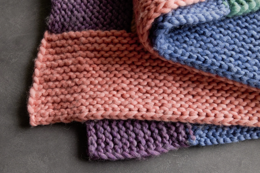 Log Cabin Spectrum Blanket | Purl Soho