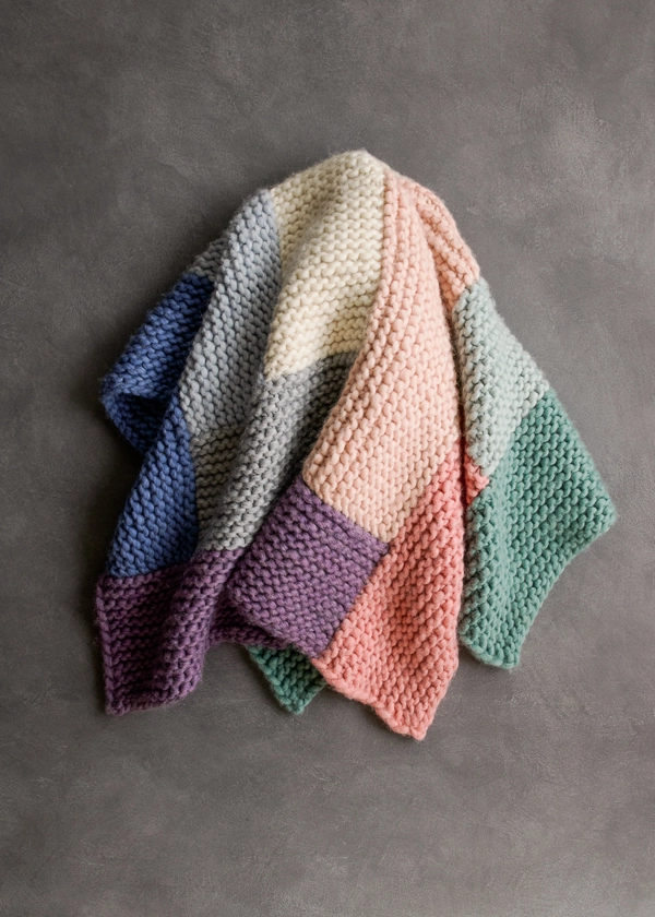 Log Cabin Spectrum Blanket | Purl Soho