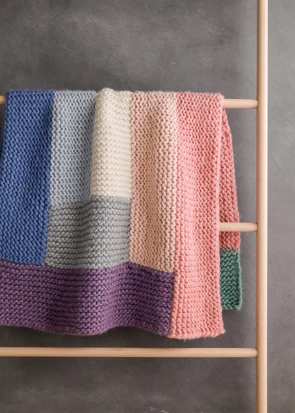 Log Cabin Spectrum Blanket | Purl Soho