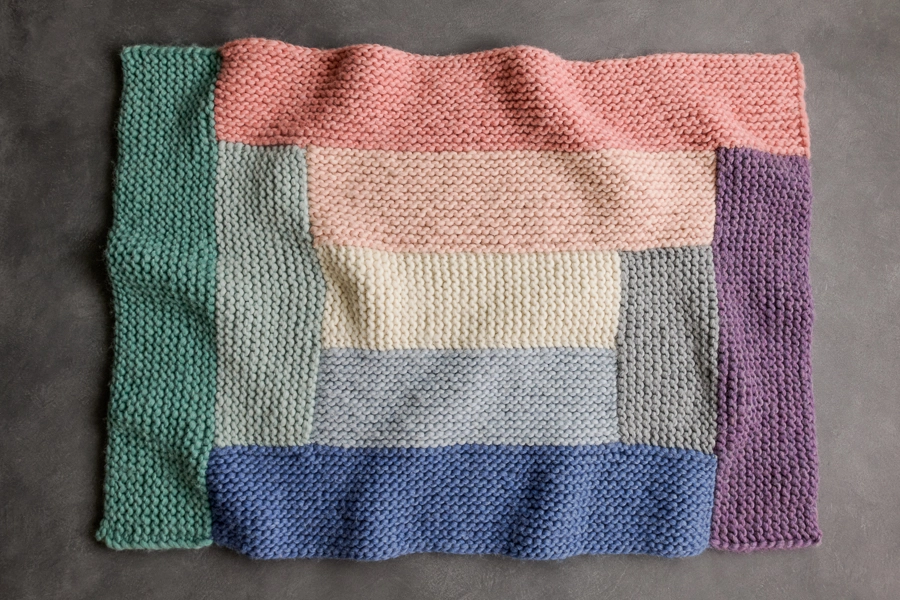 Log Cabin Spectrum Blanket | Purl Soho