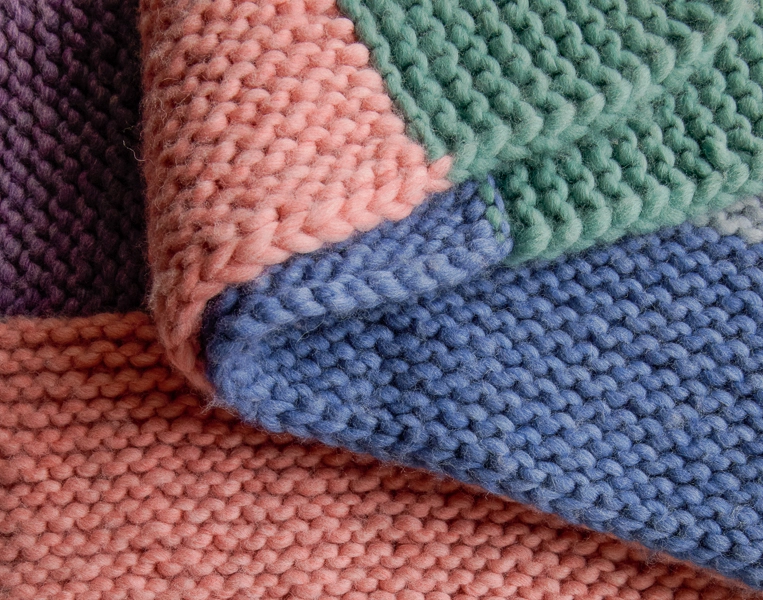 Log Cabin Spectrum Blanket | Purl Soho