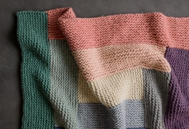 Log Cabin Spectrum Blanket