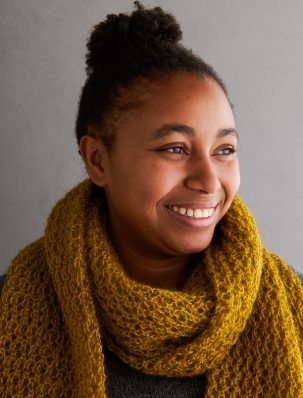 Very Pretty Lace Scarf In Coorie | Purl Soho