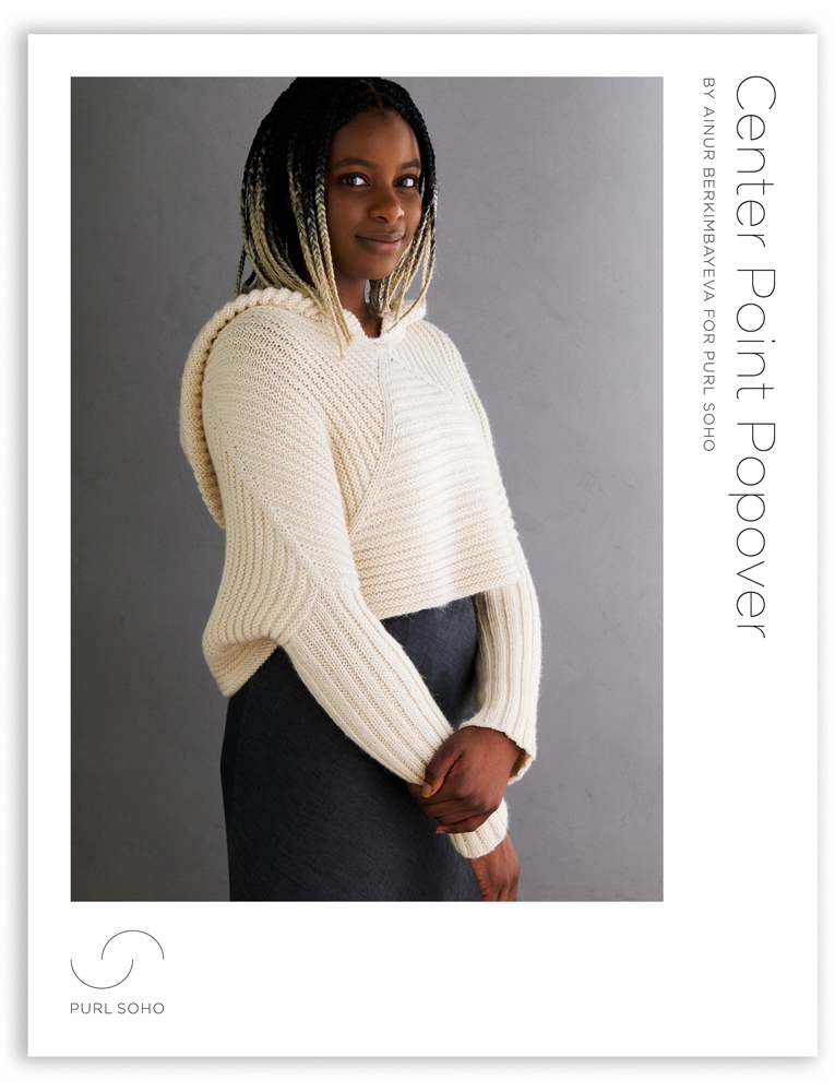 Ainur Berkimbayeva For Purl Soho: Center Point Popover In Tulip Cotton | Purl Soho