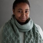 Lovely Leaf Lace Scarf In Campo