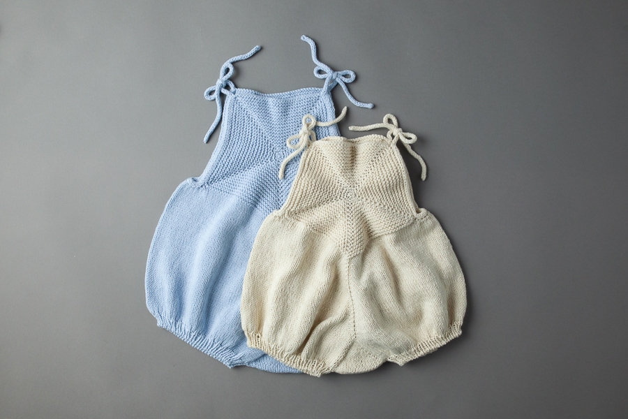 Ainur Berkimbayeva For Purl Soho: Pinwheel Baby Romper | Purl Soho