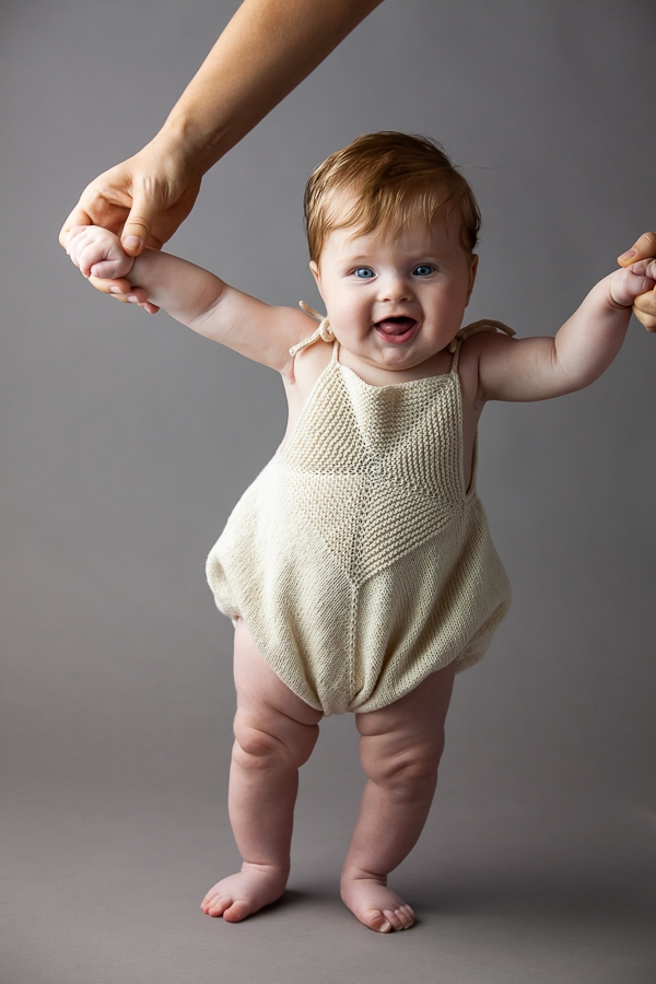 Ainur Berkimbayeva For Purl Soho: Pinwheel Baby Romper | Purl Soho