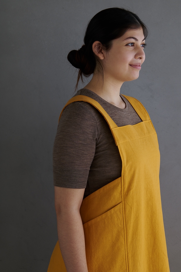 Cross Back Apron In Spectrum Cotton | Purl Soho