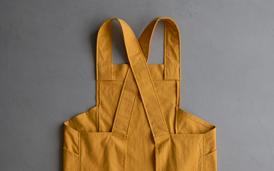 Cross Back Apron In Spectrum Cotton | Purl Soho