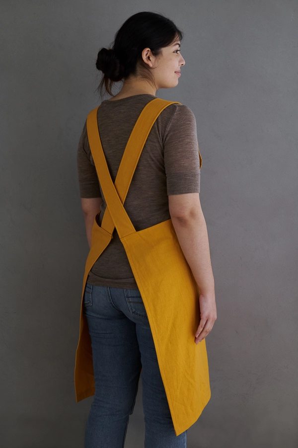 Cross Back Apron In Spectrum Cotton | Purl Soho