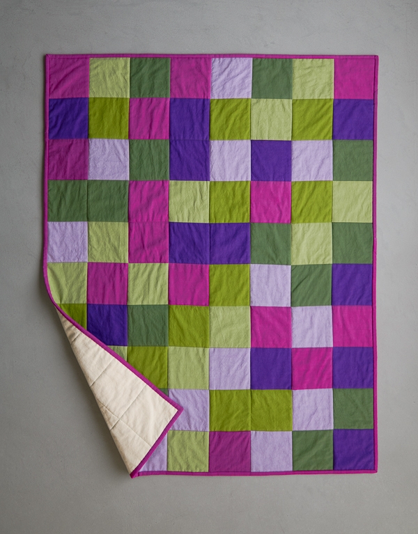 Learn To Sew A Patchwork Quilt In Spectrum Cotton | Purl Soho