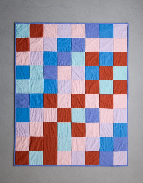 Learn To Sew A Patchwork Quilt In Spectrum Cotton | Purl Soho