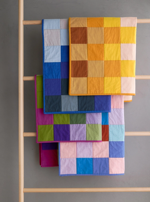 Learn To Sew A Patchwork Quilt In Spectrum Cotton | Purl Soho