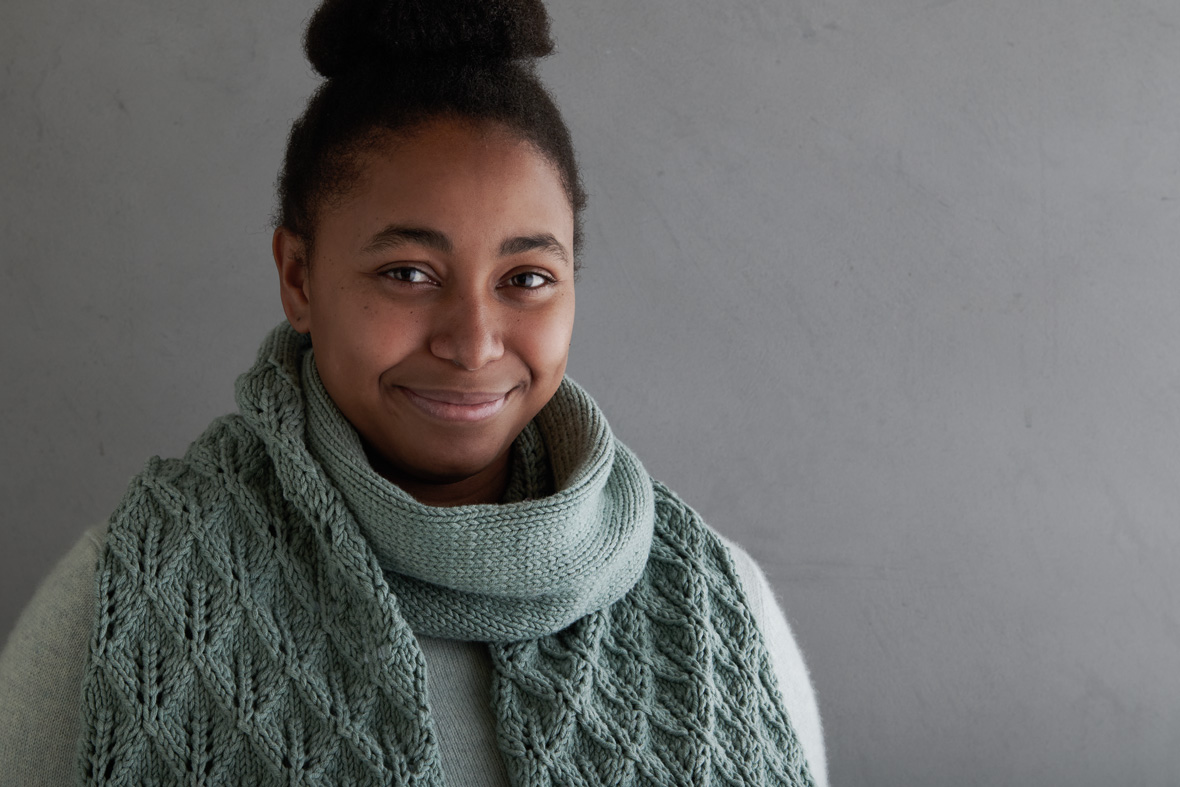 Lovely Leaf Lace Scarf | Purl Soho