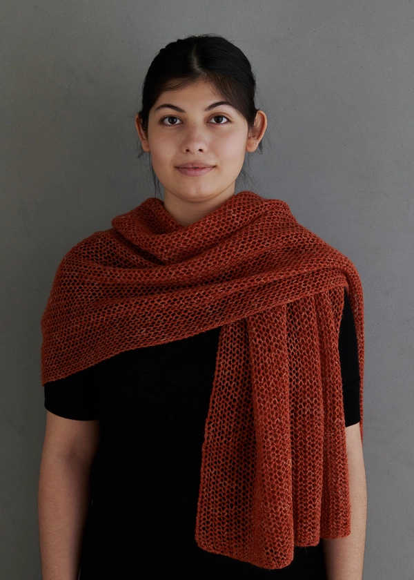 Open Air Wrap In Linen Quill | Purl Soho