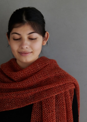 Open Air Wrap In Linen Quill | Purl Soho