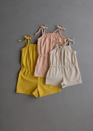 Summer Romper For Kids In Spectrum Cotton | Purl Soho