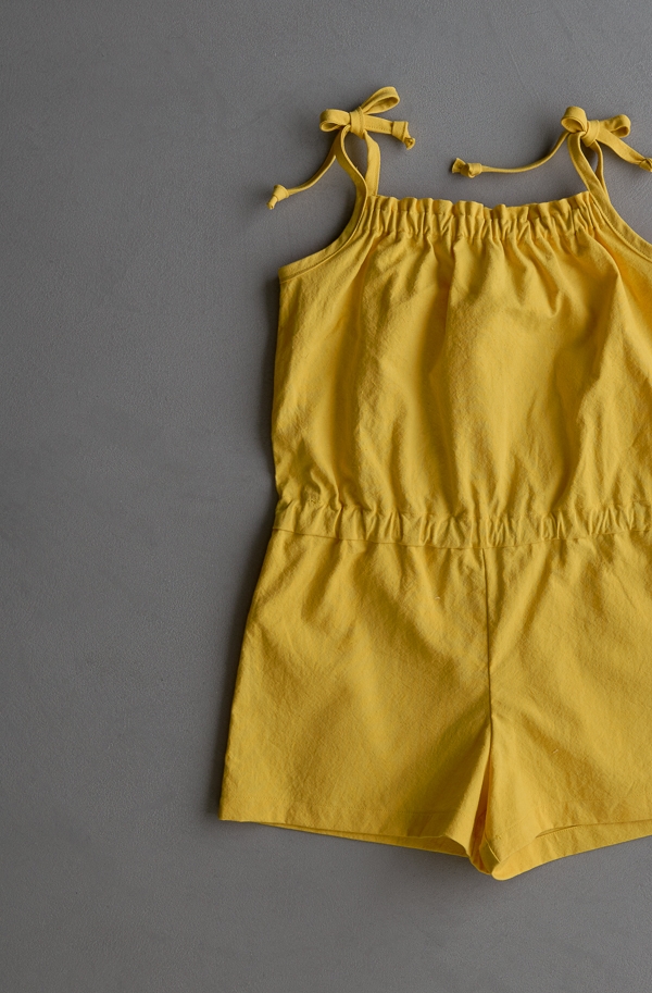 Summer Romper For Kids In Spectrum Cotton | Purl Soho