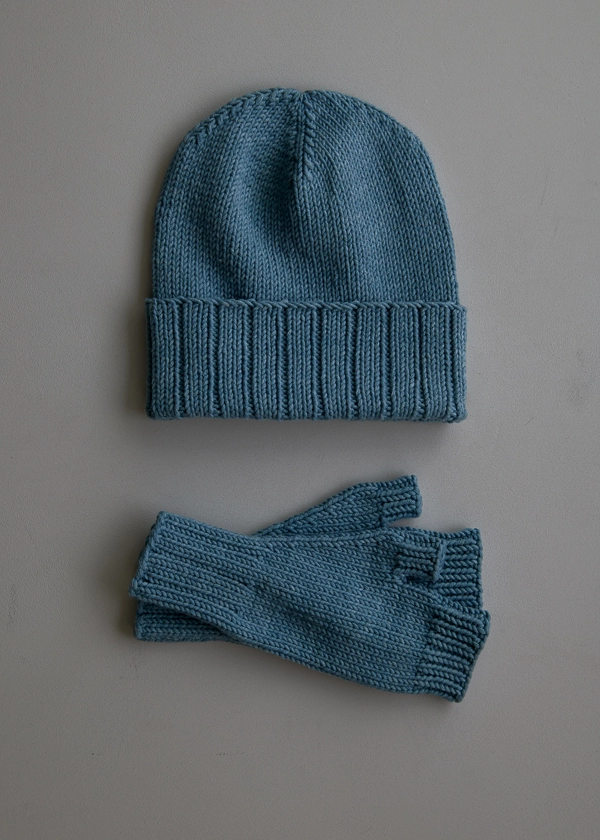 Wide Rib Hat + Hand Warmers | Purl Soho