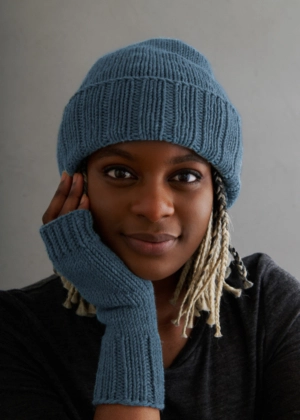 Wide Rib Hat + Hand Warmers | Purl Soho