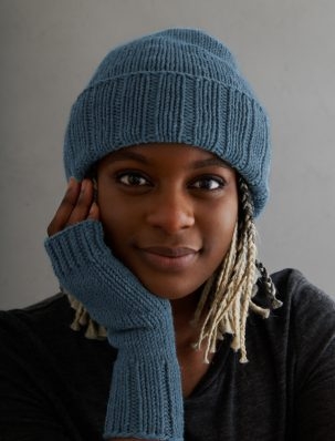 Wide Rib Hat + Hand Warmers | Purl Soho
