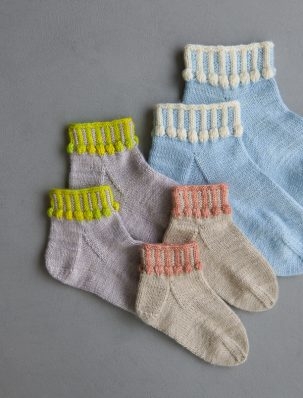 Ainur Berkimbayeva For Purl Soho: Hop, Skip + A Jump Socks | Purl Soho