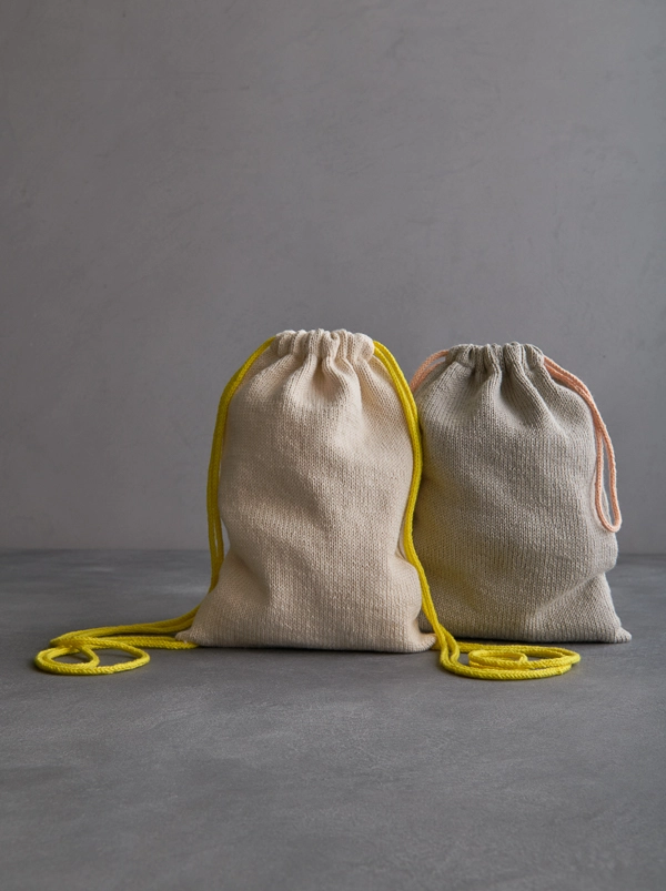 Men's Knitting Bag :: Linen Duffle - Lasenby.Co