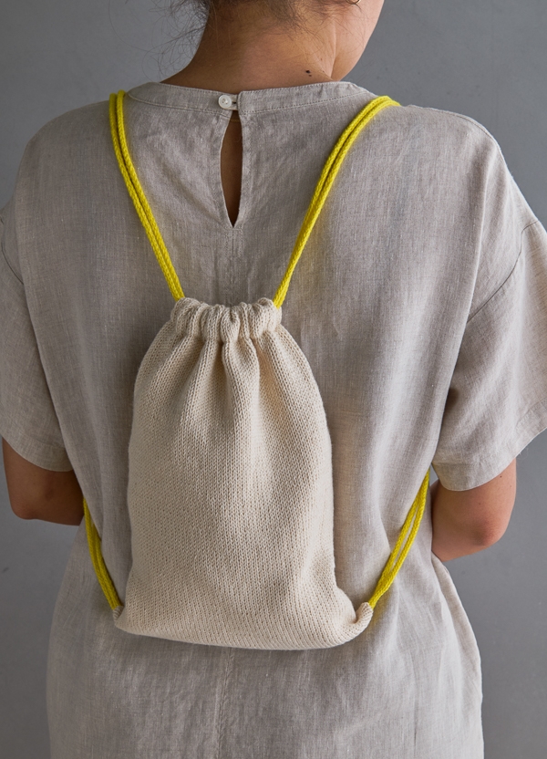 Knit Drawstring Bag + Backpack | Purl Soho