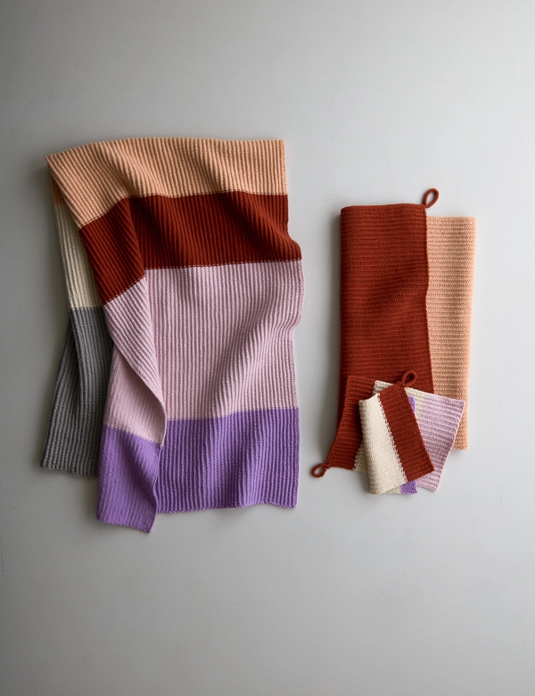 Stripes + Blocks Towel Set | Purl Soho